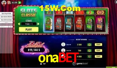 onabet Plataforma - Certificada MGA desde 2015